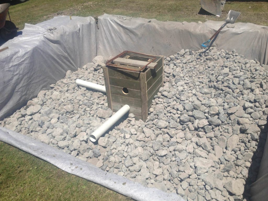 Soak hole construction